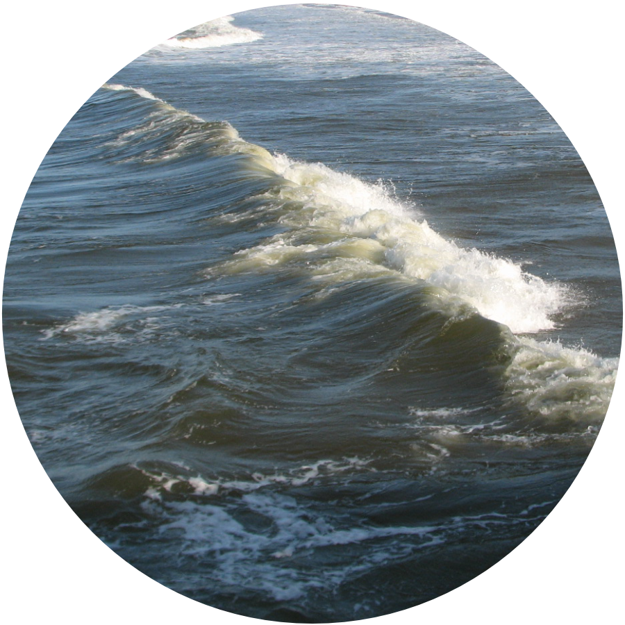 zee-rond The sea